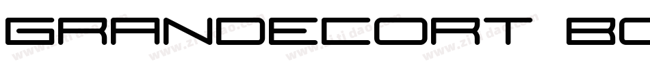 Grandecort Bold字体转换